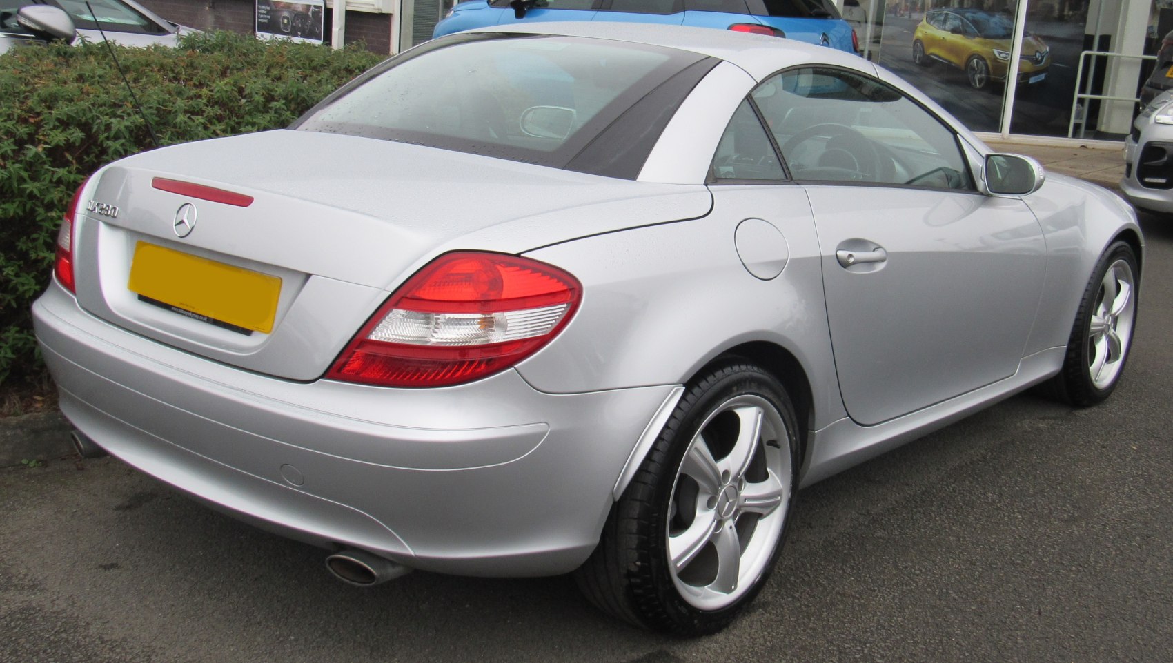 thumbnail image 2 of Chrome Fog Light Lamp Cover Trim For 2004-2007 Mercedes Benz SLK R171 - Lower Front 2 of 3