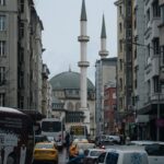 a busy city street