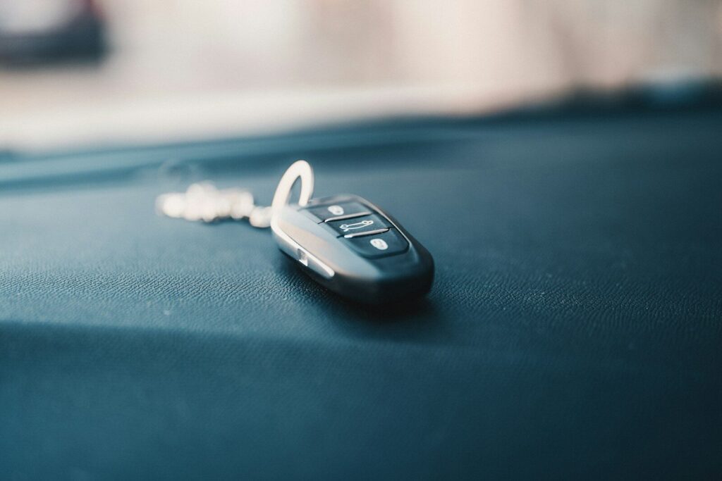 black key fob